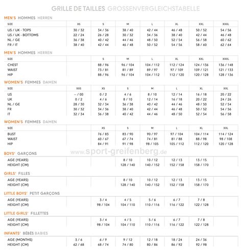 größen trikot adidas|nike größen tabelle.